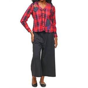 NEW TULIP CLOTHING brighton button down shirt in copenhagen flannel